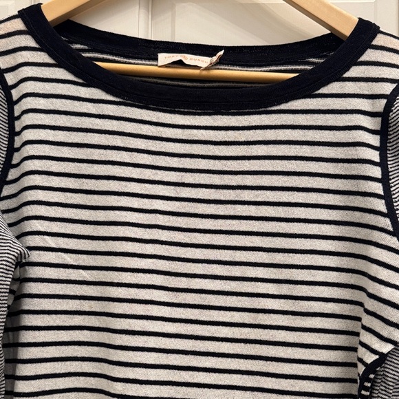 Tory Burch Black and White Striped Top - Picture 5 of 9